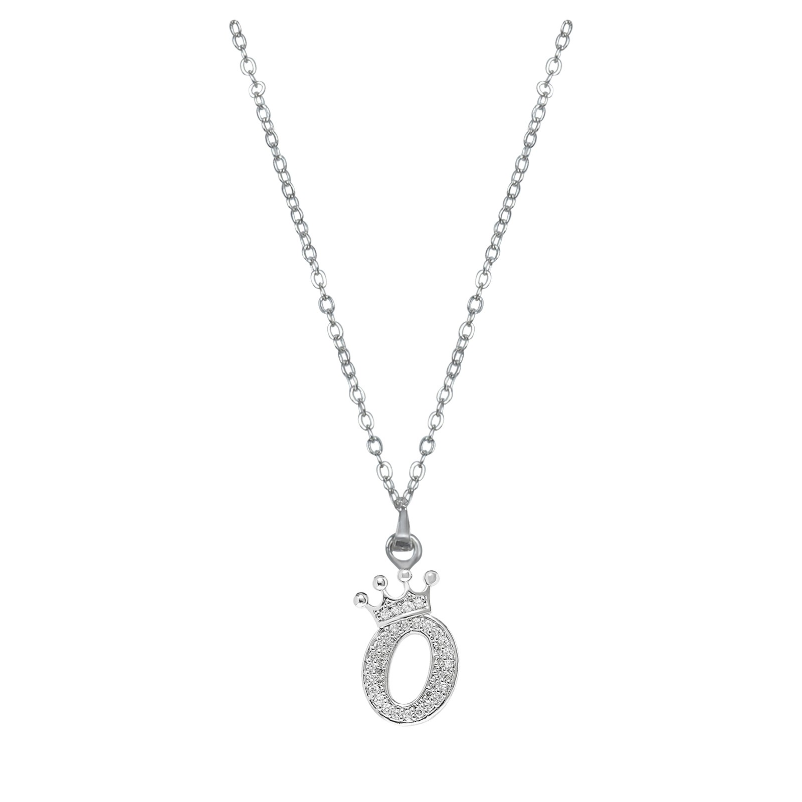 thumbnail image 2 of 26 Letras Inglesas Collar Colgante Completo para Mujeres Rhinestone Collares A Z 26 iniciales del alfabeto Collares para Chicas Adolescentes Joyas, 2 of 2
